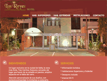 Tablet Screenshot of hotellosreyes.com